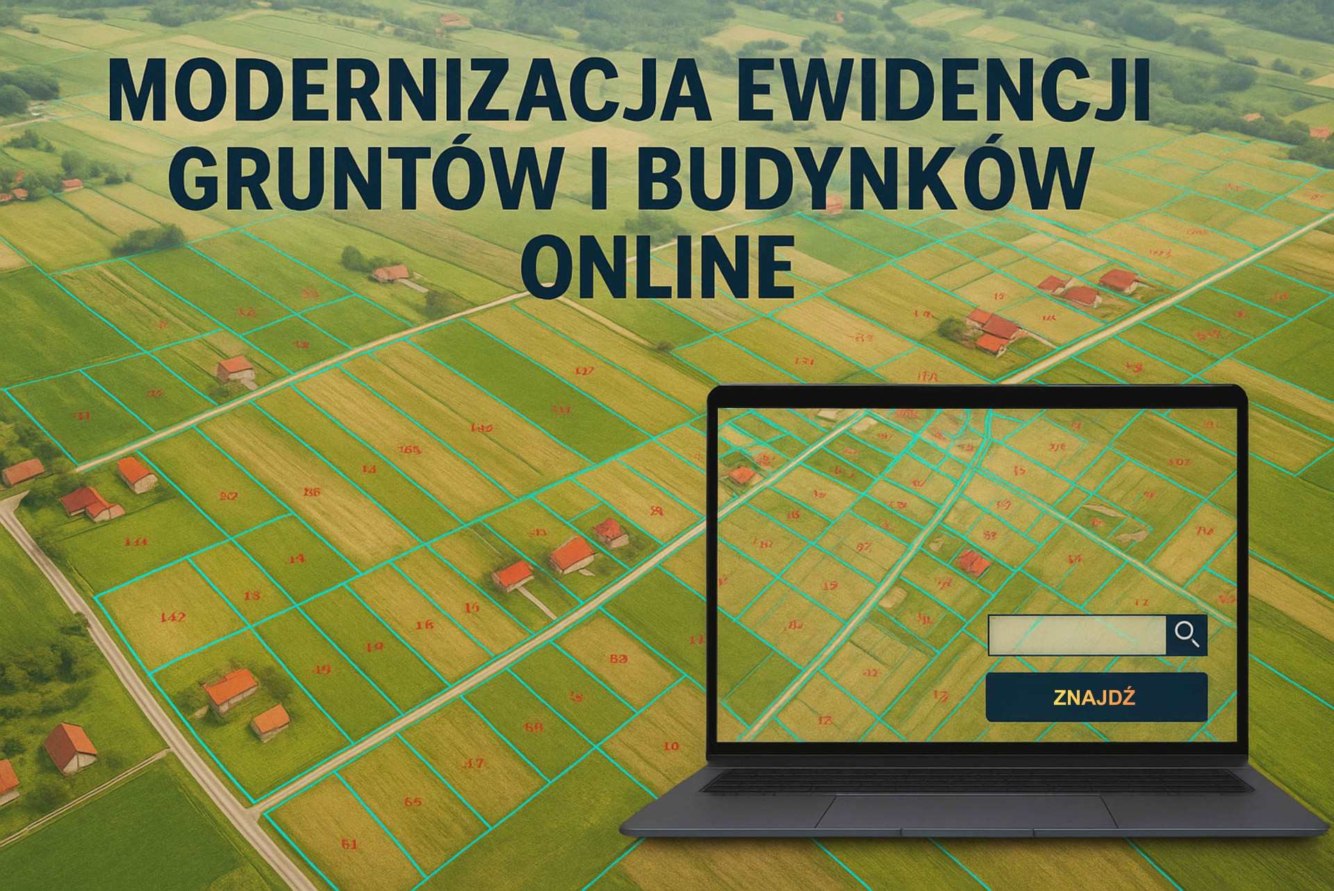 Modernizacji ewidencji gruntów i budynków na terenie obrębu Kobyle w gminie Frysztak w wersji online